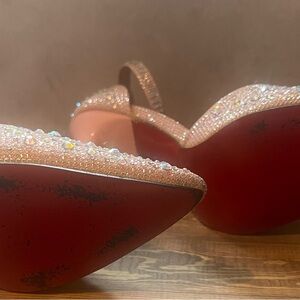 Pink Rhinestone Heels
